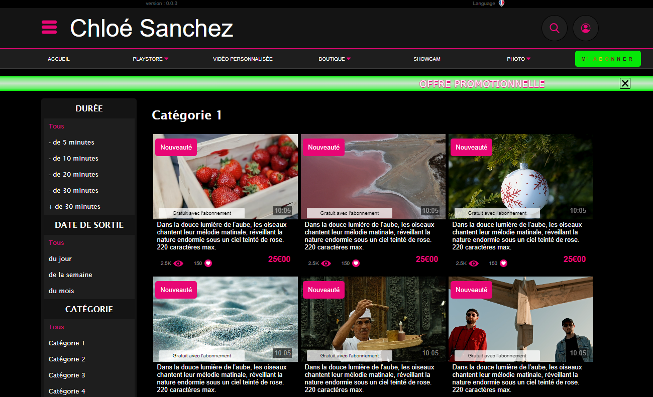 projet Chloé Sanchez