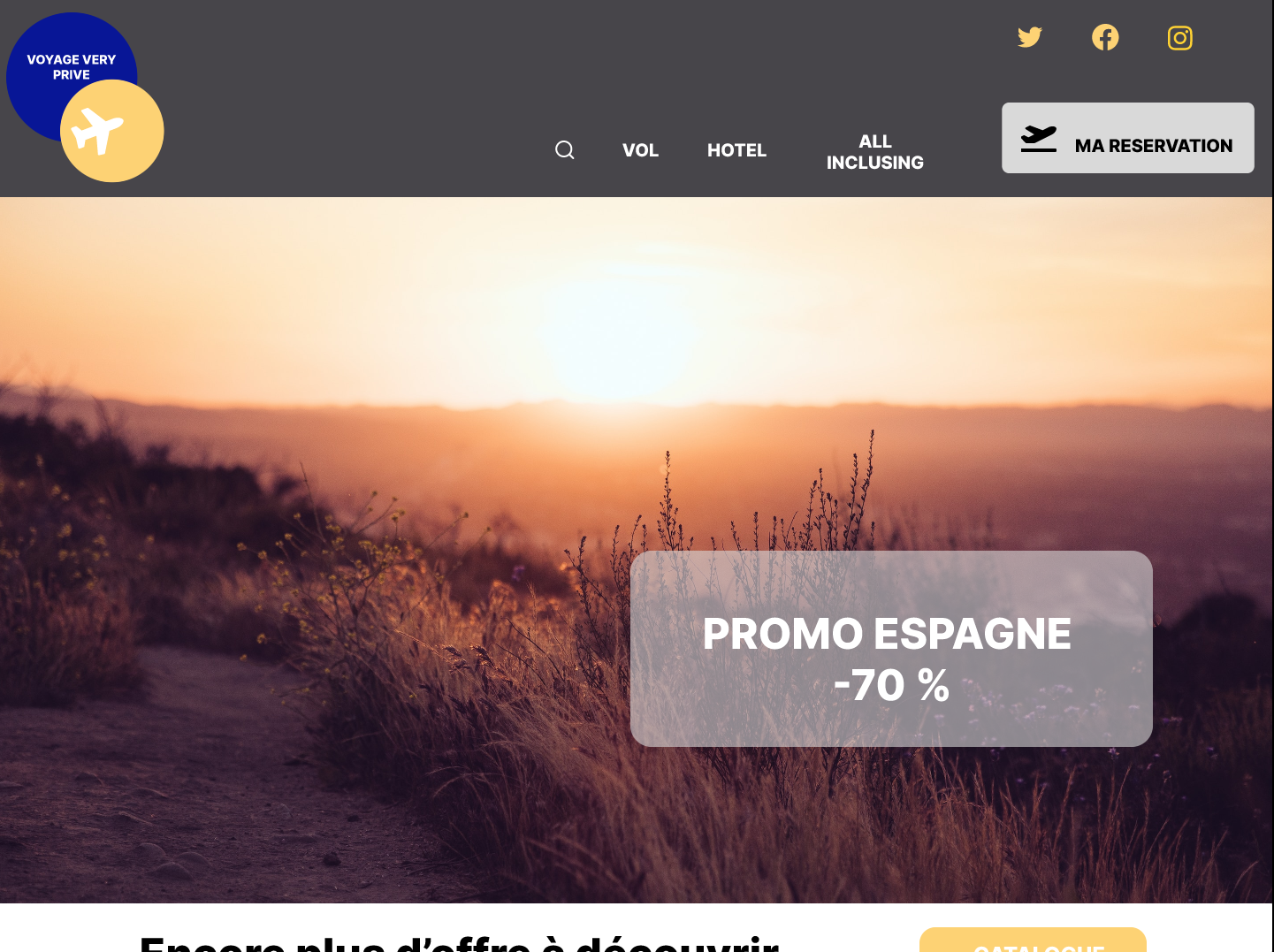 site agence de voyage projet 24U développement